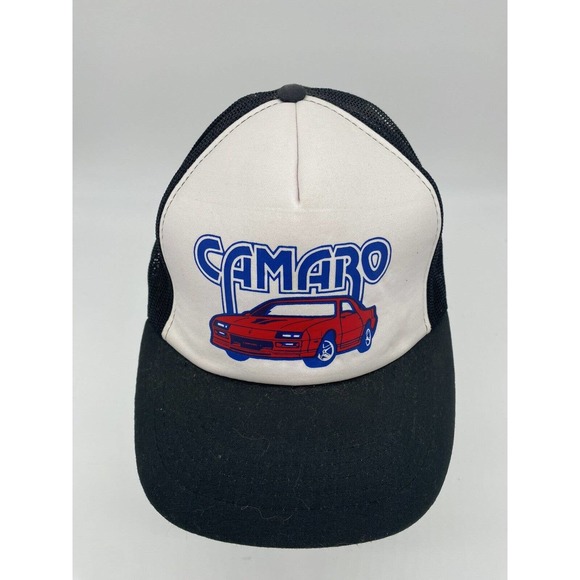 Chevrolet Camaro Vintage Retro Men's Snapback Trucker Picture Cap Hat - Picture 1 of 8
